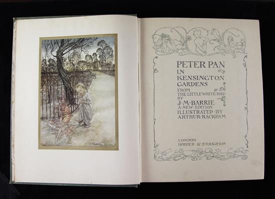 Peter Pan in Kensington Gardens, from the Little White Bird by J.M. Barrie,